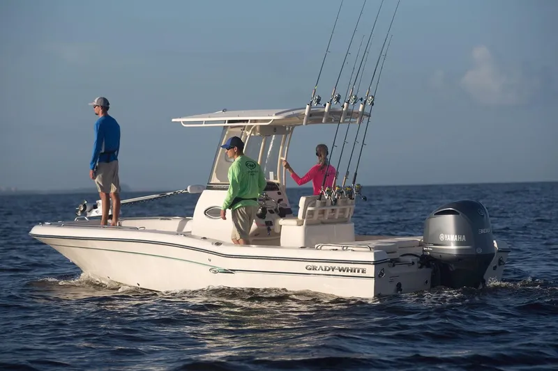 The Image of Manufacturer Provided Image: 2023 Grady-White 251 Coastal Explorer boat with people fishing on the water. - 1