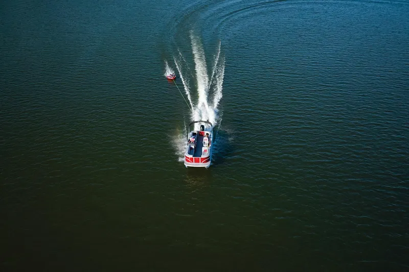 Slide: The Image of Sun Tracker Party Barge 22 DLX 2027 - 89