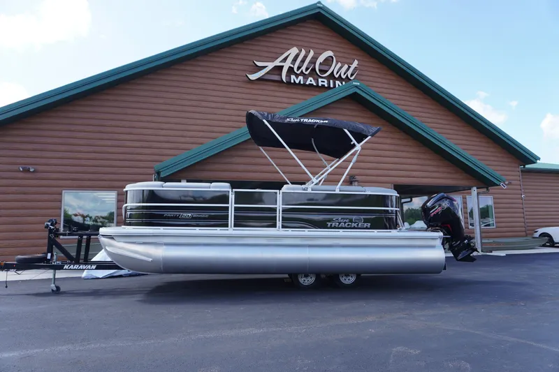The Image of 2027 Sun Tracker Party Barge 20 DLX pontoon boat at All Out Marine dealership. - 1