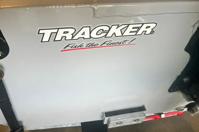 Slide: The Image of 2027 Tracker Bass Tracker Classic CC boat with "Fish the Finest" slogan. - 14