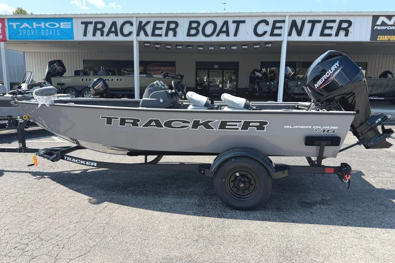 The Image of 2027 Tracker Super Guide V-16 SC boat at Tracker Boat Center dealership. - 0