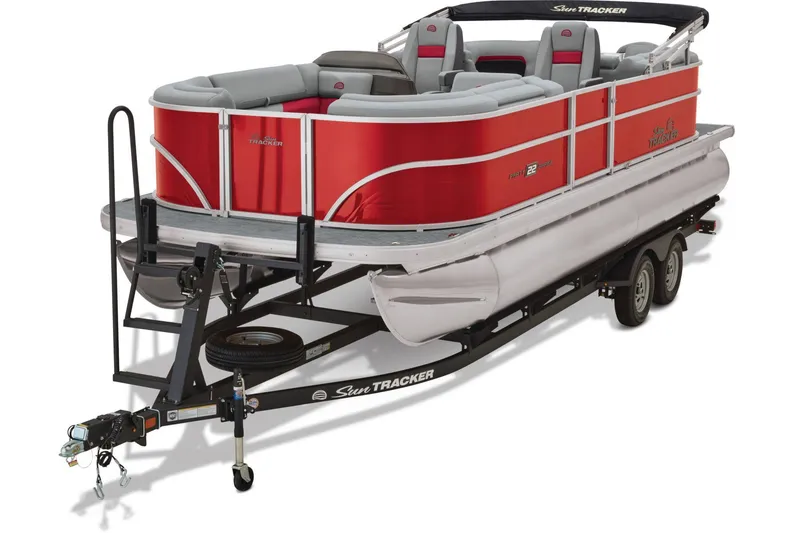 Slide: The Image of Sun Tracker Party Barge 22 DLX 2027 - 17