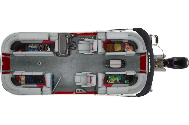 Slide: The Image of Sun Tracker Party Barge 22 DLX 2027 - 16