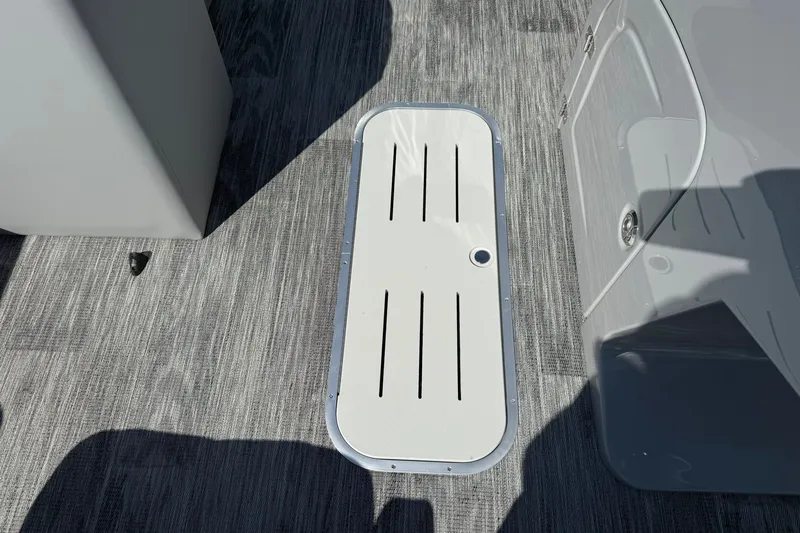 Slide: The Image of Floor detail of 2026 Bentley Pontoons Legacy 223 Swingback, featuring sleek design and modern materials. - 13