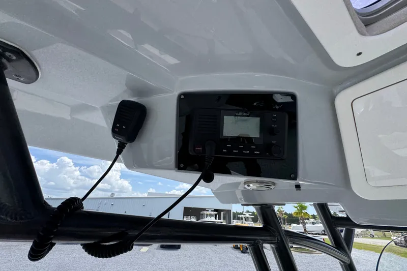 Slide: The Image of 2017 Sea Fox 328 Commander boat with Garmin marine radio installed. - 40