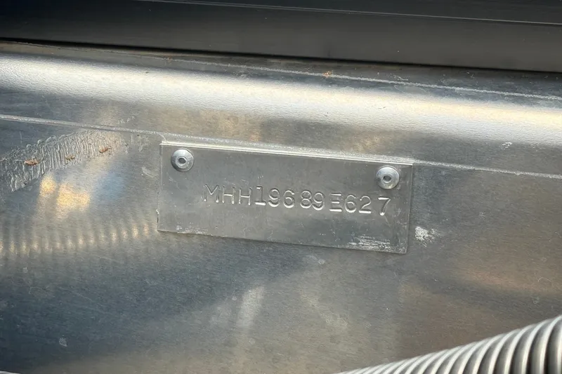 Slide: The Image of Metal plate with engraved serial number on Viaggio x22u, 2027 model. - 29