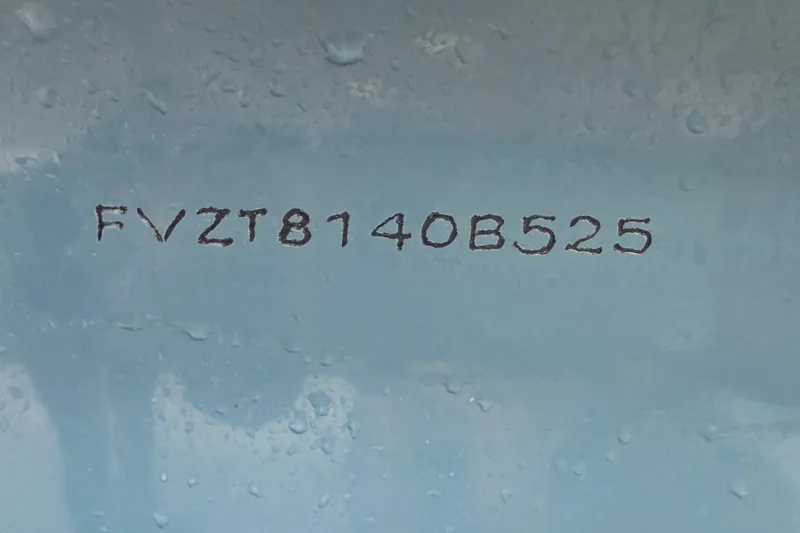 Slide: The Image of Hull identification number on a 2025 Bulls Bay 2200 XS boat. - 29