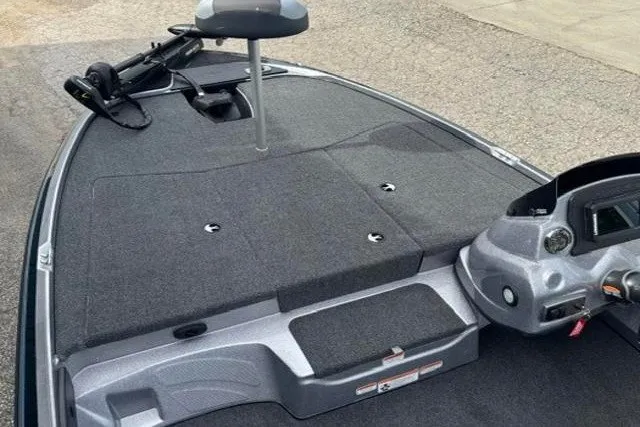 Slide: The Image of 2026 Nitro Z17 boat deck with seating and control panel. - 7