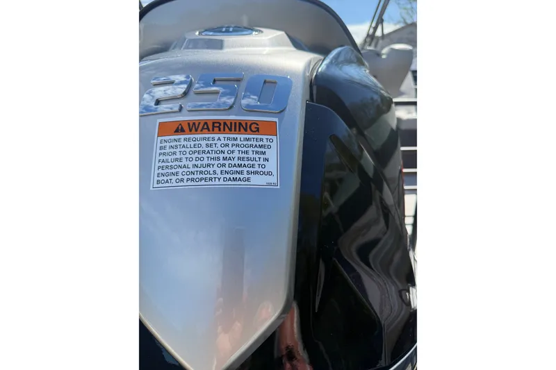 Slide: The Image of Close-up of a 2026 Sylvan L-3 LZ DH engine with a warning label. - 33
