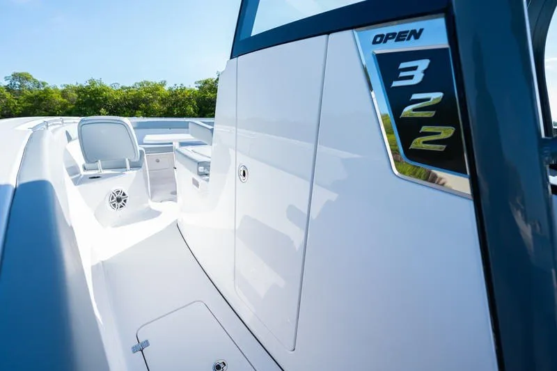 Slide: The Image of 2027 Sportsman Open 232 Center Console boat interior with sleek design and modern features. - 7