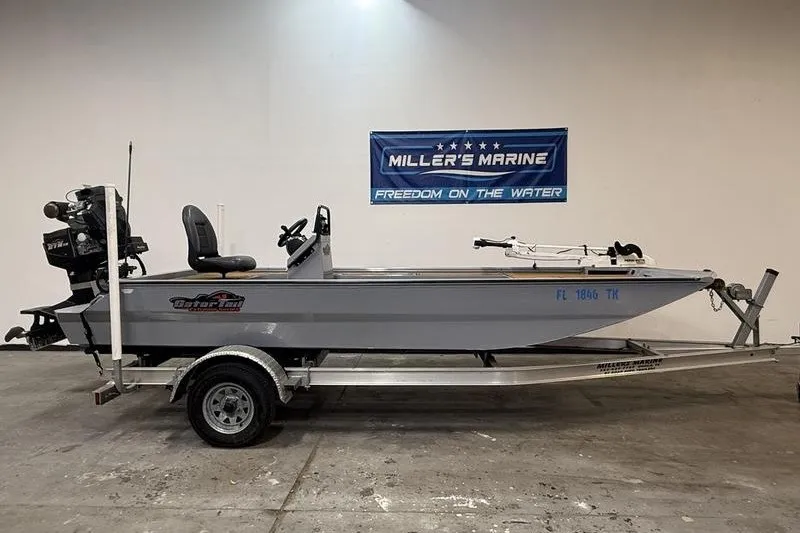 The Image of 2023 Gator Tail 1860 Extreme boat on trailer at Miller's Marine showroom. - 0