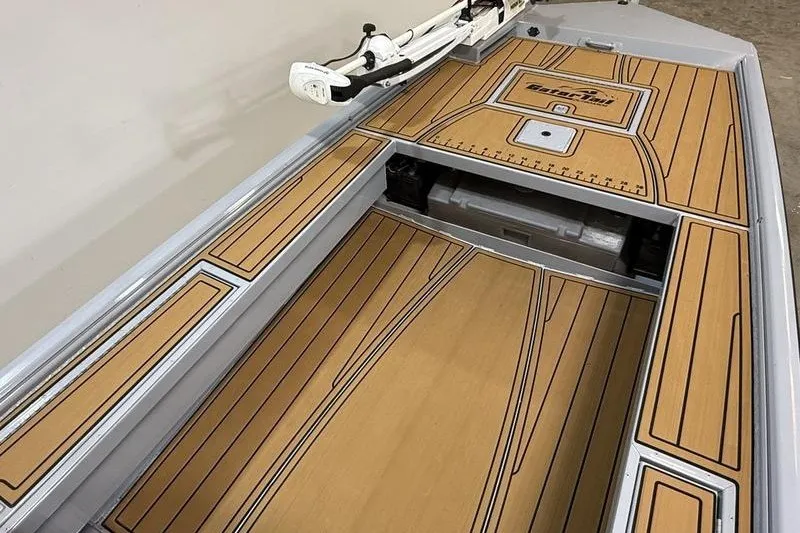 Slide: The Image of 2023 Gator Tail 1860 Extreme boat interior with custom deck design. - 11