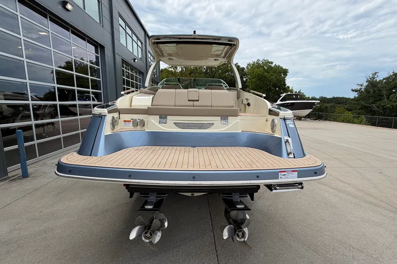 Slide: The Image of 2027 Chris-Craft Launch 35 GT boat with sleek design and spacious deck. - 6