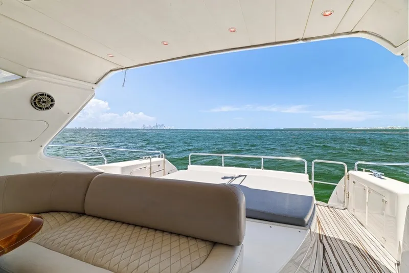 Slide: The Image of Luxury yacht Uniesse 54 Sport 2005 with ocean view and spacious seating area. - 23