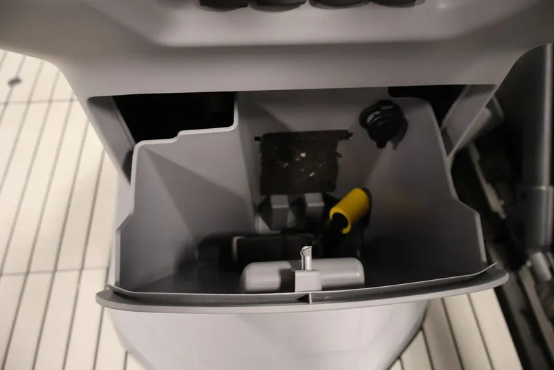 Slide: The Image of Storage compartment of 2022 Sea-Doo Switch Sport 21, showcasing interior design and utility features. - 26