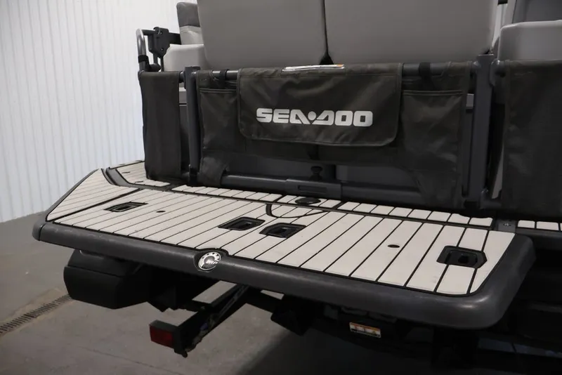 Slide: The Image of 2022 Sea-Doo Switch Sport 21 rear deck with branded storage bag. - 37
