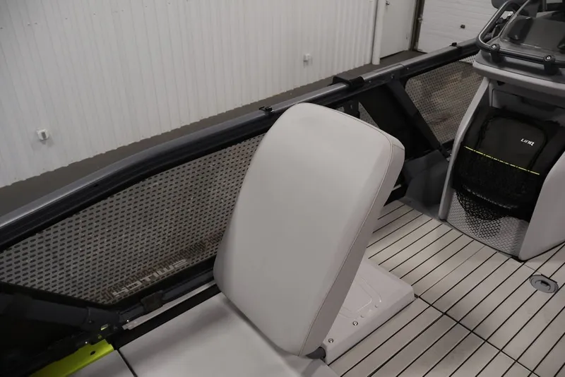 Slide: The Image of 2022 Sea-Doo Switch Sport 21 interior with sleek seating and modern design. - 20