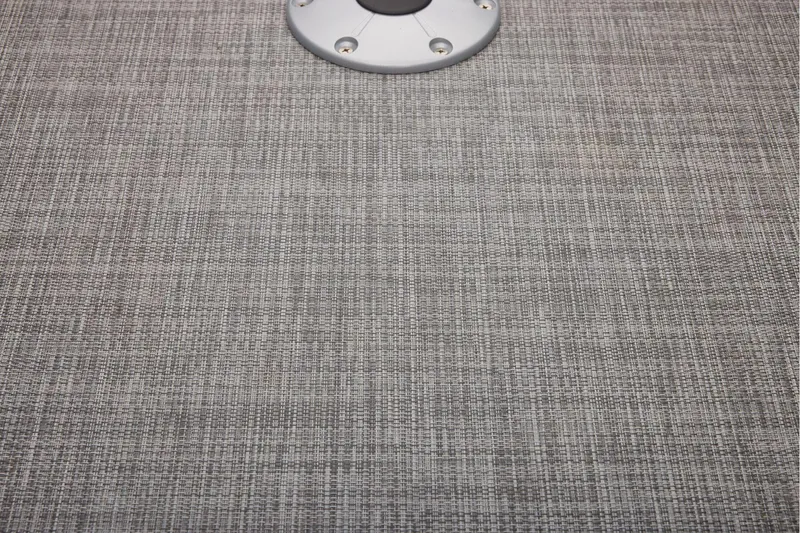 Slide: The Image of Manufacturer Provided Image: Gray textured flooring with a metal fixture, Sun Tracker Party Barge 22 XP3, 2026 model. - 76