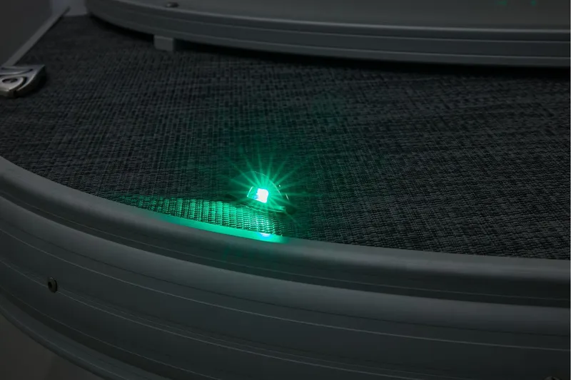 Slide: The Image of Manufacturer Provided Image: 2026 Sun Tracker Party Barge 22 XP3 with illuminated deck light. - 34