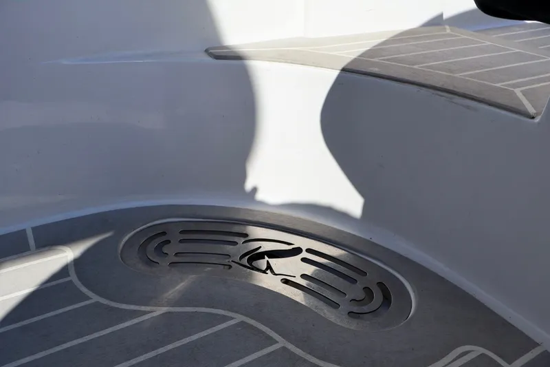 Slide: The Image of 2018 Renegade 33 Open boat deck with custom drain design. - 38