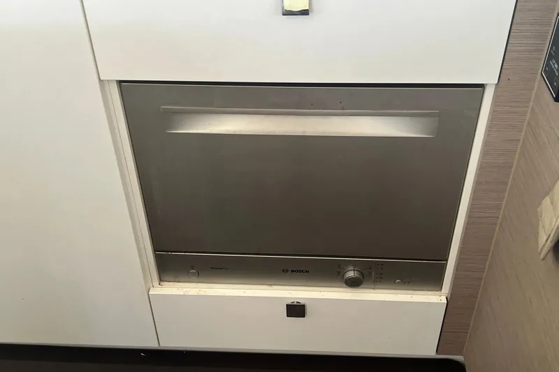 Slide: The Image of Built-in Bosch dishwasher on a 2021 Fountaine Pajot SABA 50 yacht. - 26