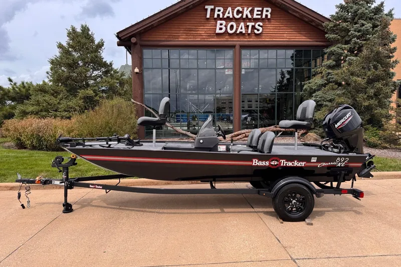 The Image of 2026 Tracker Bass Tracker Classic XL boat outside Tracker Boats showroom. - 0