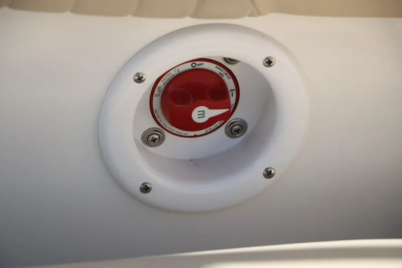 Slide: The Image of Battery switch on 2013 NauticStar 223DC Sport Deck boat. - 48