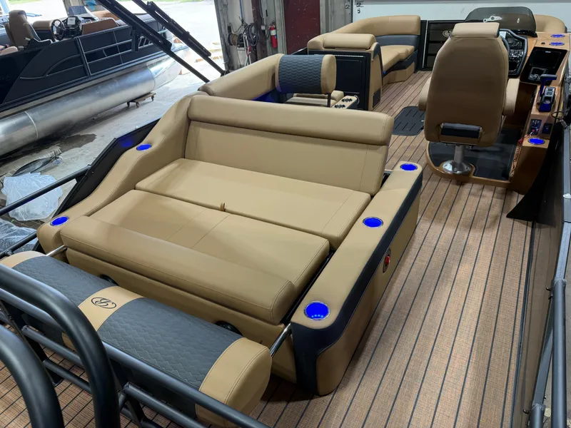 Slide: The Image of Bentley Pontoons Elite 223 Swingback Tritoon 2027 - 28