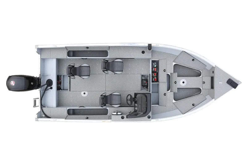 Slide: The Image of Manufacturer Provided Image: 2025 Lund 2075 Alaskan SS boat, top view, spacious interior, modern design. - 13