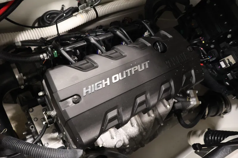 Slide: The Image of 2021 Yamaha AR190 boat engine, high output, detailed view. - 35