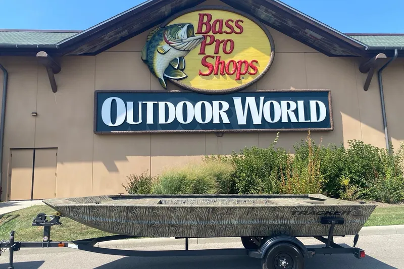 The Image of 2027 Tracker Grizzly 1754 Utility boat outside Bass Pro Shops Outdoor World. - 0