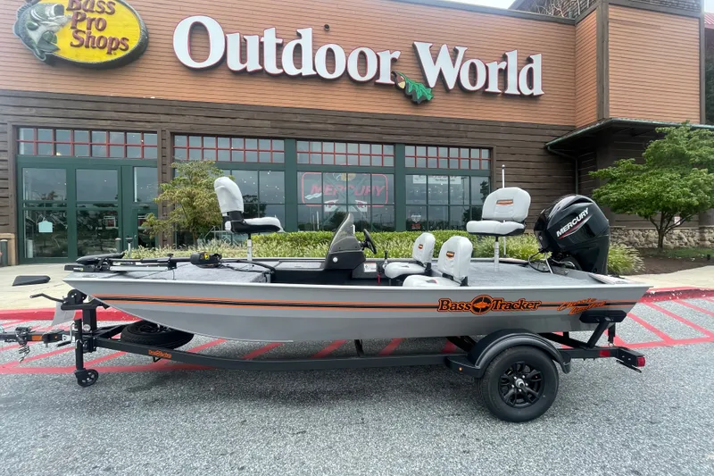 The Image of 2027 Tracker Bass Tracker Classic Limited boat outside Bass Pro Shops Outdoor World. - 0
