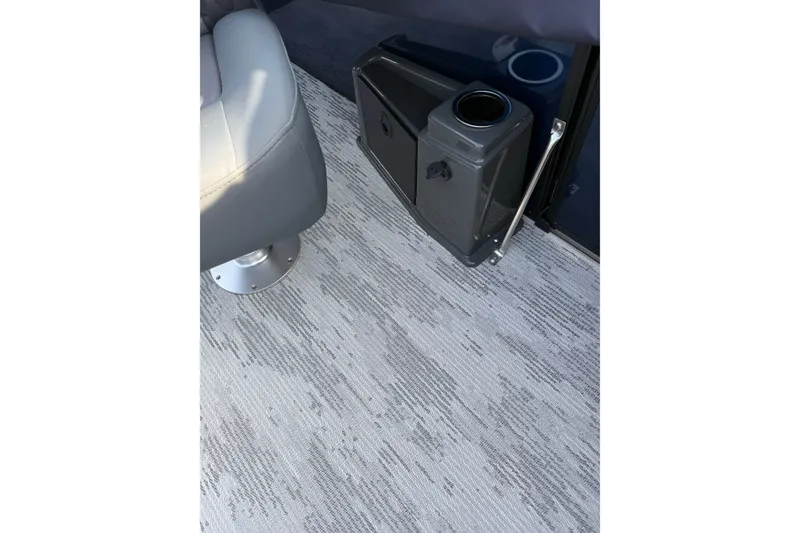 Slide: The Image of 2026 Sylvan L3 ULZ DH interior with gray seating and textured flooring. - 21