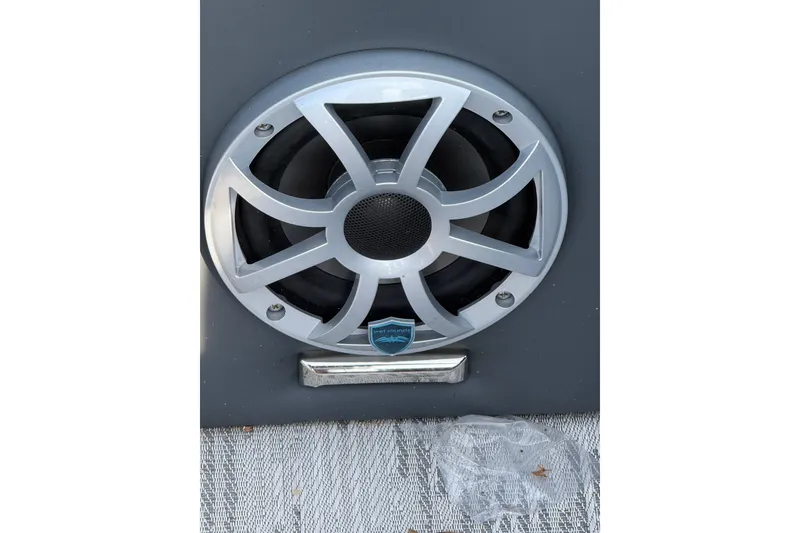 Slide: The Image of Silver speaker on a 2026 Sylvan L3 ULZ DH boat. - 22