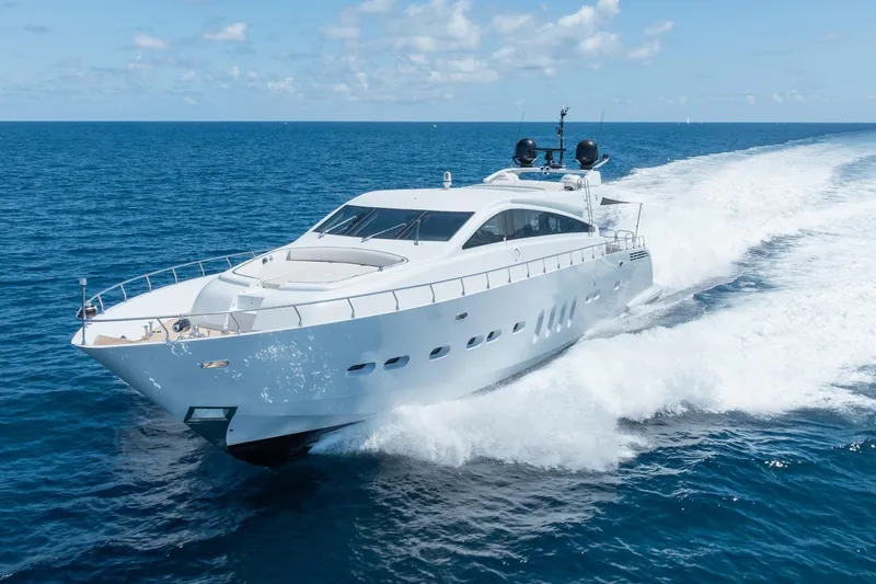 The Image of Luxury Arno Leopard 31 yacht cruising on open sea, 2008 model. - 0