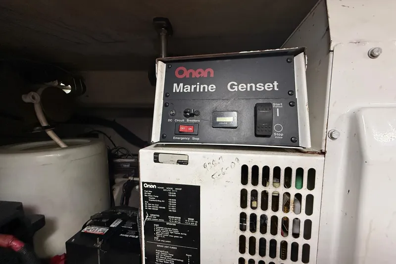 Slide: The Image of Onan Marine Genset in 2004 Sea Ray 550 Sundancer engine room. - 65