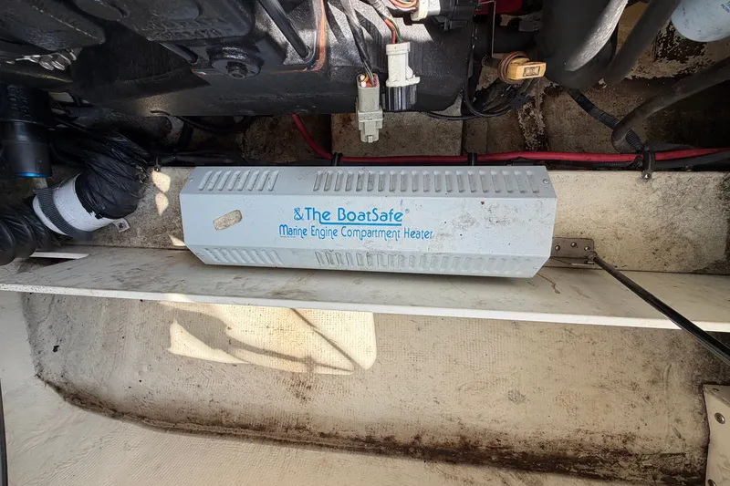 Slide: The Image of Marine engine compartment heater in a 2007 Cobalt 250 boat. - 25