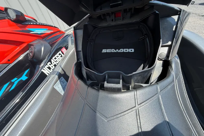Slide: The Image of Open storage compartment of a 2014 Sea-Doo GTX Limited iS 260 watercraft. - 8