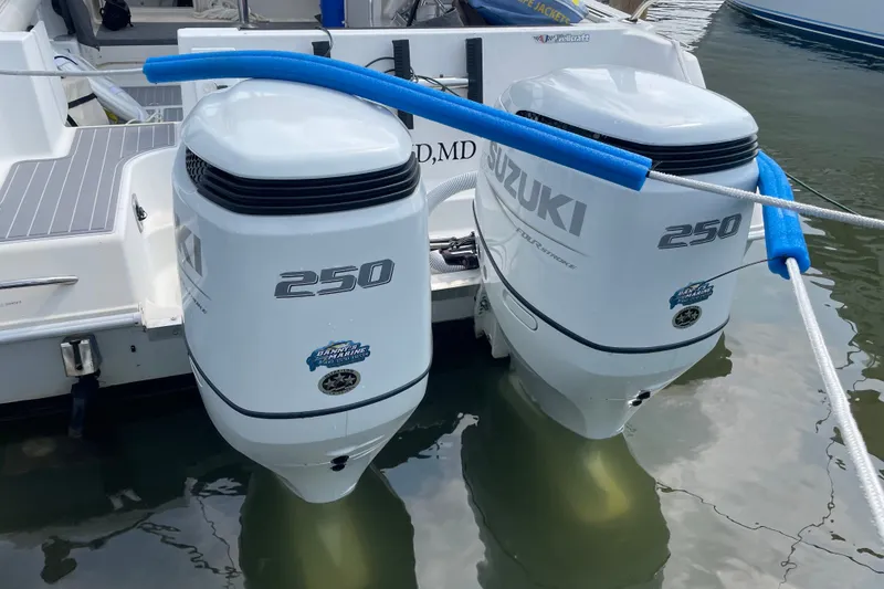 Slide: The Image of Fresh Suzuki 250 outboards with only 70 hours! - 21