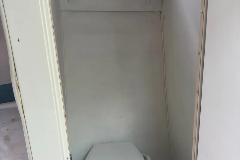 Slide: The Image of 2000 Baha Cruisers 272 Sportfish boat interior toilet compartment - 35