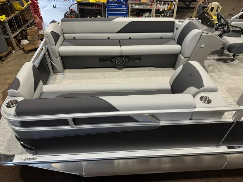 Slide: The Image of Tahoe Sport 2380 Cruise Rear Bench (CRB) & Honda 4-Stroke EFI 2027 - 2
