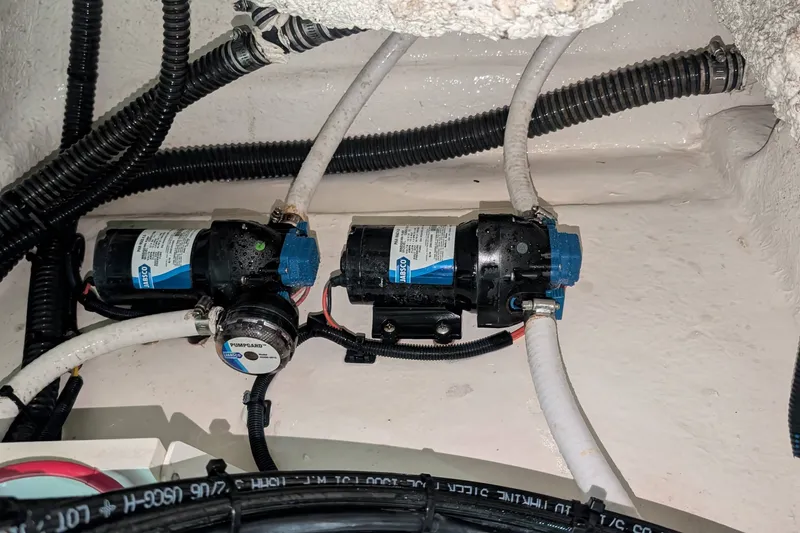 Slide: The Image of Bilge pump system in 2026 Sea Born LX22 Center Console boat. - 40