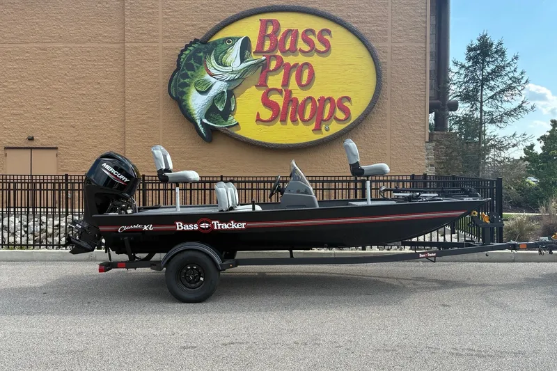 The Image of 2027 Tracker Bass Tracker Classic XL boat outside Bass Pro Shops. - 0