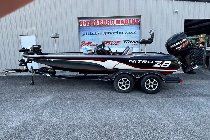 The Image of 2014 Nitro Z-8 boat with Mercury engine at Pittsburg Marine dealership. - 0