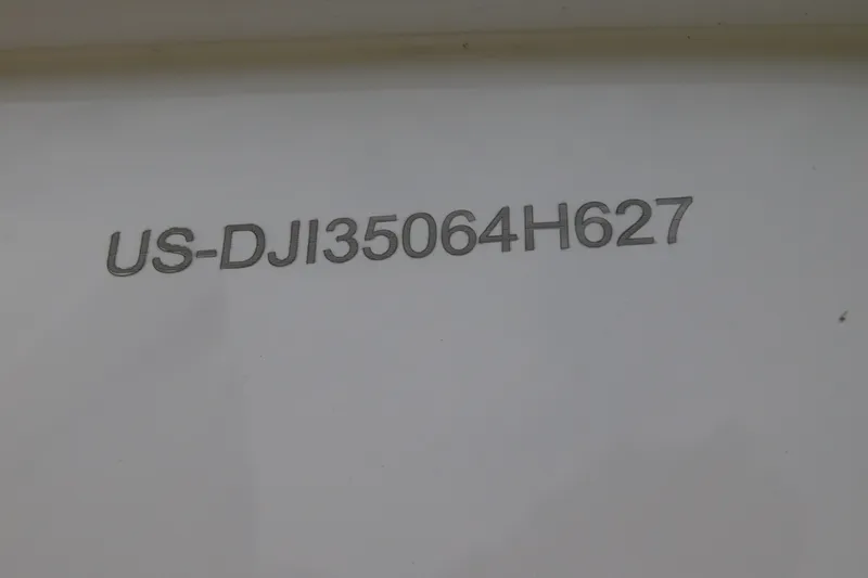 Slide: The Image of Hull identification number on Regulator 35 boat, model year 2027. - 73