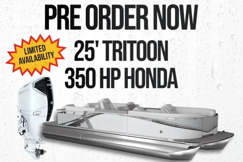 The Image of Pre-order now: 25' Tritoon with 350 HP Honda, limited availability. - 0