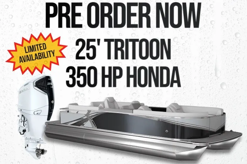 The Image of Pre-order now: 25' Tritoon with 350 HP Honda engine, limited availability. - 0