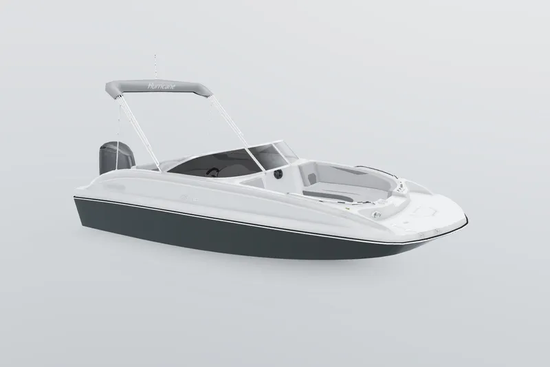Slide: The Image of 2027 Hurricane SunDeck 187 OB boat with sleek design and modern features. - 3