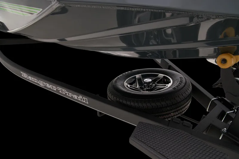 Slide: The Image of Manufacturer Provided Image: Manufacturer Provided Image: 2025 Ranger RT178 boat trailer with spare tire and sleek design. - 13