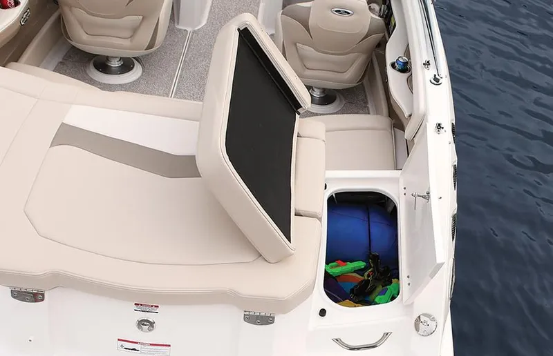Slide: The Image of Manufacturer Provided Image: 2012 Chaparral 196 SSi boat interior with open storage compartment. - 27